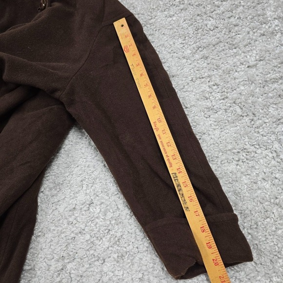 Vintage Utex Jacket Womens 10 Brown Button Up Wool Cashmere Removable Fur Earthy - Picture 12 of 14